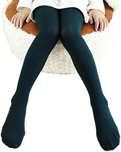 Flyskying Girls Legging Long Leg Perfect Fit (medium, Blackish green)