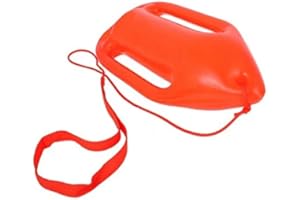 KIMET Salvagente Baywatch, boa di salvataggio, galleggiante, cavo da 120 cm.