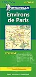 Image de Carte routière : Environs de Paris-départements 78-92-93-94-95