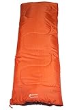 Mountain Warehouse Saco de dormir rectangular Basecamp 200 para niño Acampada Senderismo