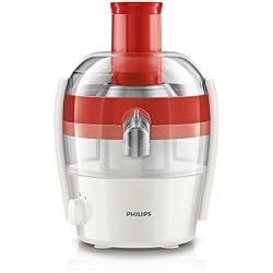 Philips Viva Collection Centrifugeuse 400 W, 1,5 l en une seule fois, rapide à nettoyer rouge