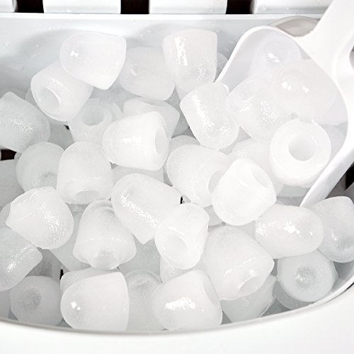 Yahee Eiswürfelmaschine Eiswürfelbereiter Automatischer Eis Würfel Maschine Icemaker silber - 6