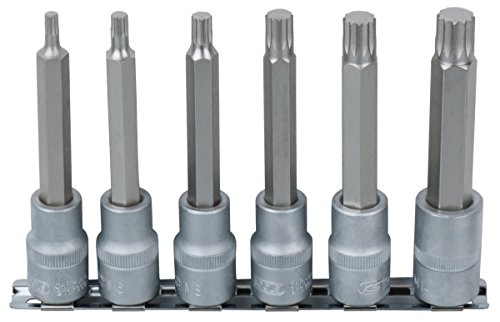 'KS Tools 922.1825 Schiene de 6 DOUILLES Schraubendreher XZN 110 mm 1/2 M5 – M14
