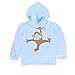 Inda-Bayi Baby-Toddler-Kids Heavy Cotton Hoodie T-shirt - monkey swinging