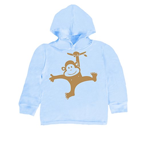 Inda-Bayi Baby-Toddler-Kids Heavy Cotton Hoodie T-shirt - monkey swinging