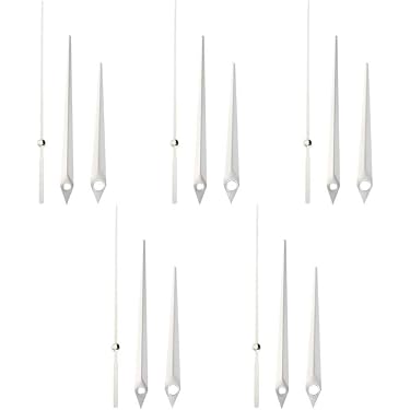 Lancette Orologio A Cuc&ugrave; August Schwer - 32mm E 30mm, Plastica Bianca, Made In Germany