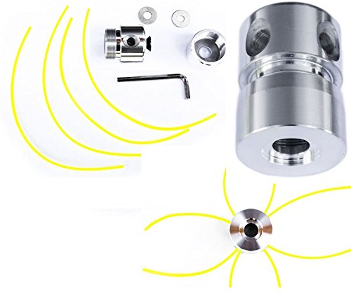 Alu Fadenkopf Mähkopf Motorsense Freischneider + 100m Mähfaden 3mm - 2