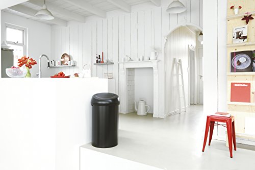 Brabantia 402562 Touch Bin Abfalleimer 60 l, matt schwarz - 4