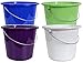 Produktbild 10 oder 5 LITER EIMER PUTZEIMER PLASTIK KUNSTSTOFF Lebensmittelecht WASSEREIMER HAUSHALTSEIMER. (10 Liter, Grün)