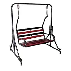 Hindoro Swing Indoor Outdoor Jhula for Home with Stand 300 kg Capacity (Iron Swing)