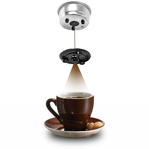BEEM i-Joy Café Ultimate 20 bar, Espresso-Siebträgermaschine mit 20 bar und integriertem Milchaufschäumer, chrom-schwarz - 12