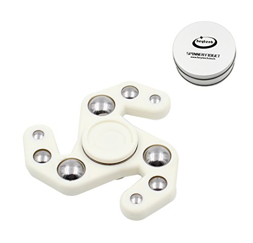 heytech Fidget Spinner Triple Wings Nine Balls Hand Spinner Fidget ADHD Autism Anxiety Toy (White) heytech Fidget Spinner Triple Wings Nine Balls Hand Spinner Fidget ADHD Autism Anxiety Toy (White)