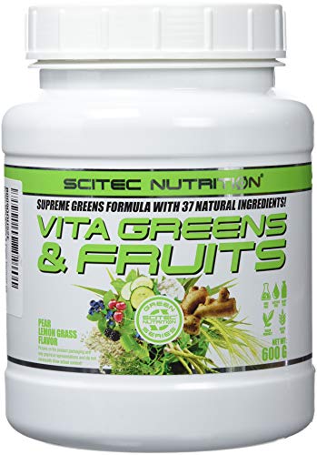 Scitec Vita Greens & Fruits Fórmula De Verduras, Vitaminas Y Minerales - 600 gr