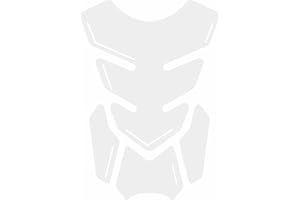 QIUMING Adesivo serbatoio carbonio moto olio combustibile gas serbatoio pad Protezione vernice per serbatoio moto auto Adesivo sportivo protezione serbatoio moto 3D per serbatoi moto (Stile 2)