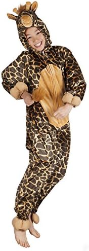 Confettery – , 07 TILL 08 YEAR OLD KIDS CHILDREN 'S THEMED PARTY CARNIVAL COSTUME Plush Giraffe Onesie Jumpsuit 140, 6-10 Years – multicoloured