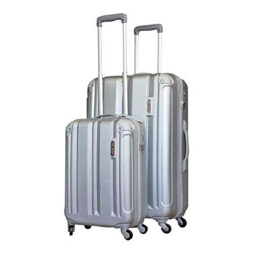 Preisvergleich Produktbild Enrico Benetti 2-Teiliger hartschäliger Trolleyset Saint Louis silber