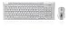 Produktbild Rapoo 8200P - RF Wireless - QWERTY - Universal - Weiß - Einfarbig - 10m (155574)