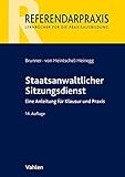 Image de Staatsanwaltlicher Sitzungsdienst: Eine Anleitung für Klausur und Praxis