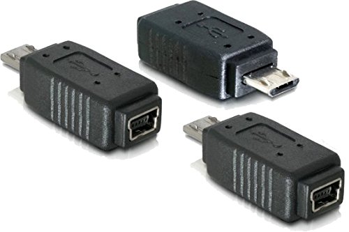 Delock Adapter USB micro-B Stecker zu mini USB 5pin Buchse