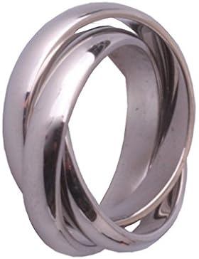 dreierring edelstahl damen herren ring bandring 14 Größen