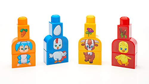Mega Bloks Mes Animaux à Assembler, briques et jeu de construction, 40 pièces, jouet pour bébé et enfant de 1 à 5 ans, FLT36 – Image 8