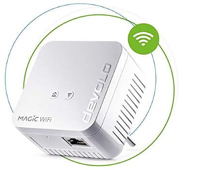 devolo Magic 1 WiFi mini: adaptateur supplémentaire pour un WLAN fiable simplement via une ligne électrique à travers les murs et les plafonds, maillage, technologie G.hn, WLAN invité