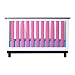 Go Mama Go Cotton Couture Wonder Bumpers - Fuschia & White (38 Pack)