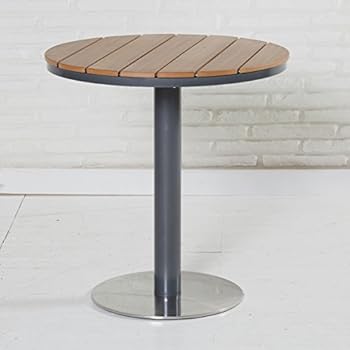 Amazon.de: Homy Bistrotisch Marmor Eisen rund 60cm Marmorplatte weiß