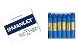 Color azul claro Manley 17 - Ceras, 12 unidades