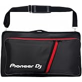 Larkin Pioneer DJ DDJ-400 ve DDJ-FLX4 Uyumlu Laptop B&ouml;lmeli Kırmızı Kadife Astarlı Soft Case DJ Controller Taşıma &Ccedil;antası