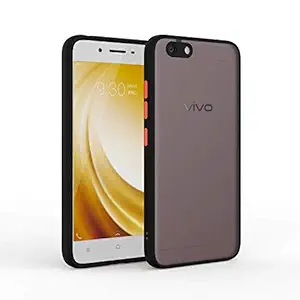 SP.BITS Translucent Hybrid Vivo Y53 Back Case Cover | Smoked Matte Back | 360 Degree Protection | Protective Hard Back Case Cover