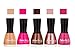 Fashion Bar Nail Polish in Musted ,Rani Pink,Chaclaty Brown,Shimmer Light Pink,Voilet Shades RS.279.00
