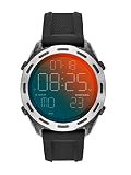Diesel DZ1893 Uhr Herrenuhr Kautschuk Kunststoff 5 bar Digital Datum Licht Schwarz