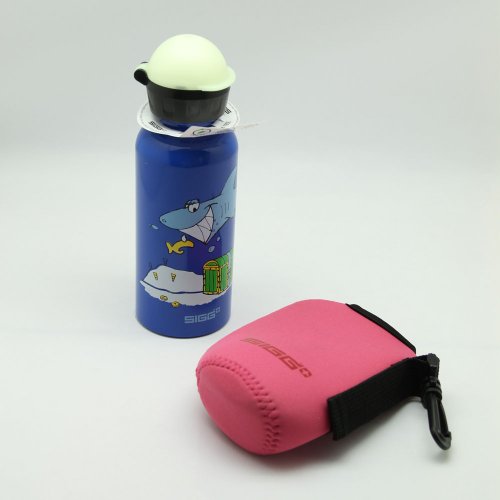 Sigg Trinkflasche Shark In The Dark, Blau, 0.4 Liter, 8321.00 - 7