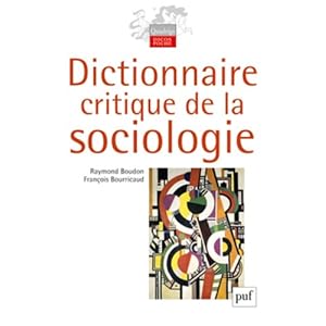 Dictionnaire critique de la sociologie Livre en Ligne - Telecharger Ebook