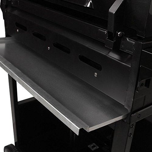 TAINO® Gasgrill BBQ Grillwagen wahlweise im Set mit Zubehör 3 Edelstahl-Brenner 1 Seitenkocher Gas-Grill TÜV Farbe Schwarz (3+1) (Gasgrill 3+1) - 3