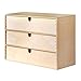 Produktbild Ikea MOPPE Mini-Kommode in Birke; mit 3 Schubladen