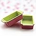 Produktbild qingsb Mini-Bento-Box, für Puppenhaus, Puppenhaus, Zubehör, Dekoration, Spielzeug, Geschenk, Rot und Grün, 2 Stück