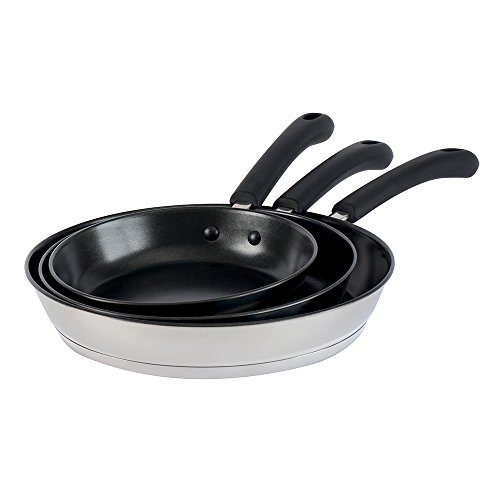 ProCook Gourmet Steel Frying Pan Set 3 Piece