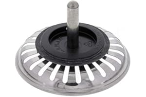 BLUEWATER ARMATUREN Blanco LB 120380 Panier à tamis manuel plat Multiray LB 120380 (24 fentes) disponible depuis 2013 – Panier en venil, panier à tamis et bouchon, bouchon d'évier