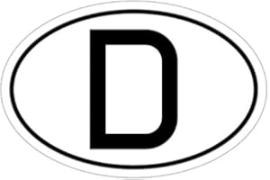 Kiwistar - Naklejka na samochód – 15 x 10 cm – samoprzylepna od wewnątrz – Niemcy D 15 x 10 cm naklejka na samochód naklejka flaga samochodowa