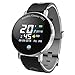 Produktbild AZZ IP68 Farbbildschirm Bluetooth Smart Armband, Aktivität Tracker Uhr, Smart Fitness Band Schritt Kalorienzähler Farbe Touchscreen Pedometer (Farbe : Silber)