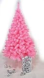 Höhe: ca. 150 cm WEIHNACHTSBAUM IN PINK 150 CM CHRISTBAUM / TANNENBAUM AUS KUNSTSTOFF MIT STÄNDER