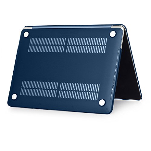 Case MacBook Pro 13 Hülle Navy Blau ,iCasso Reines Farbe design Ultra Slim Kratzfeste Matt Rutschfest Hartschale Snap Case für MacBook Pro 13 Zoll (mit CD ROM) (Modell: A1278) - 6