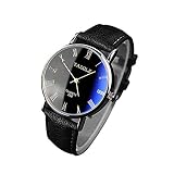 Herren Uhren Wasserdicht Luxus Mode Kunstleder Quarz Beiläufige Geschäfts Armbanduhr Uhr für Ehemann Groveerble