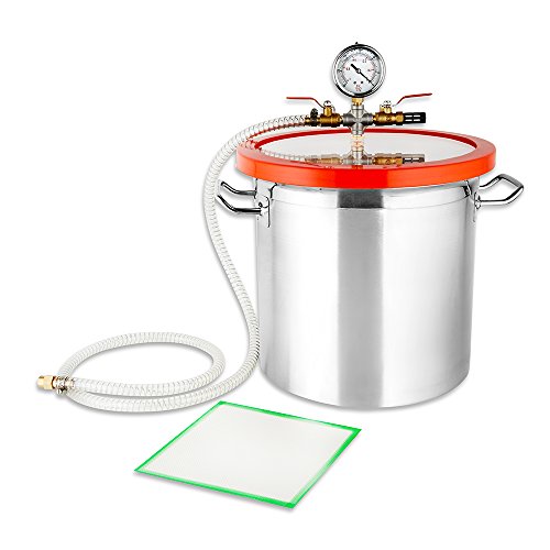 17L Vakuumkammer Edelstahl 28CM Entgasungskammer Harzfalle Vacuum Chamber NEU!