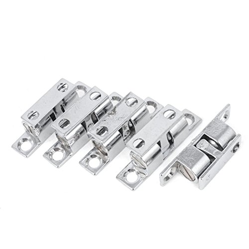 Preisvergleich Produktbild Sourcingmap a14062000ux0624 40 mm lange Doppelkugelschnäpper Edelstahl Schranktüren Latch, 5 Stücke