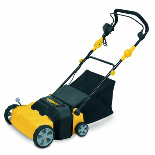 Powerplus 1800 Watt 2 in 1 Garden Electric Lawn Scarifier / Aerator with 4 Working Depths POWXG7515 - 3 Year Home User Warranty