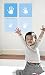 Pearhead Handprint Wall Art Set (Blue)