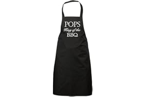 60 Second Makeover Limited Pops King Of The BBQ Black Apron Novelty Gift